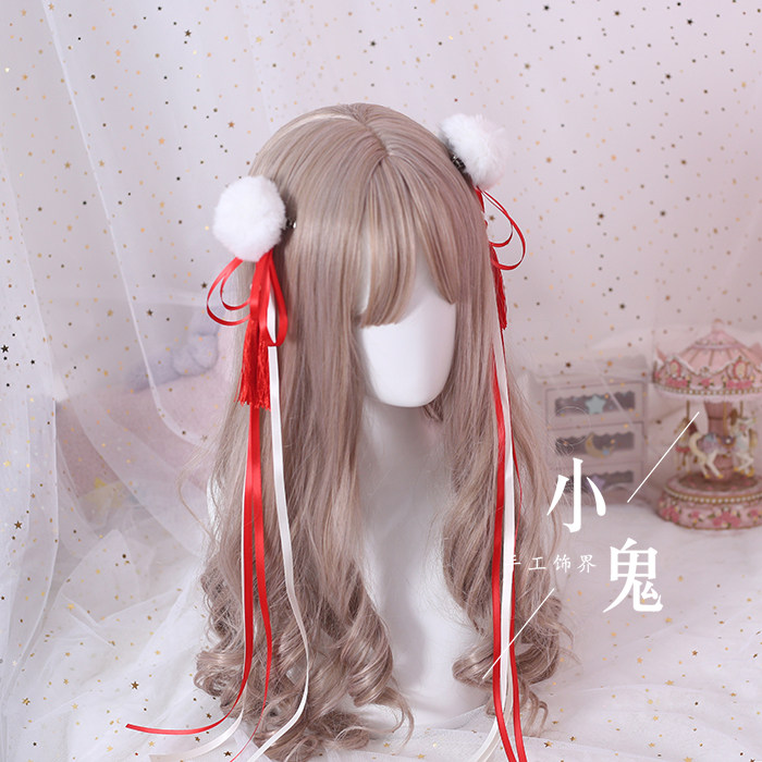 软妹长飘带发饰古装流苏清新汉服发饰流苏毛球古风少女二次元发夹,饰品/流行首饰/时尚饰品新,发饰,淘宝优惠券,粉丝福利购,淘宝优惠卷