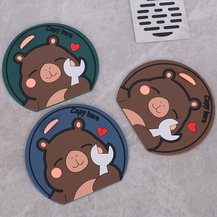 地漏封闭盖防臭垫下水道密封堵口防返臭卫生间浴室防虫防反味神器