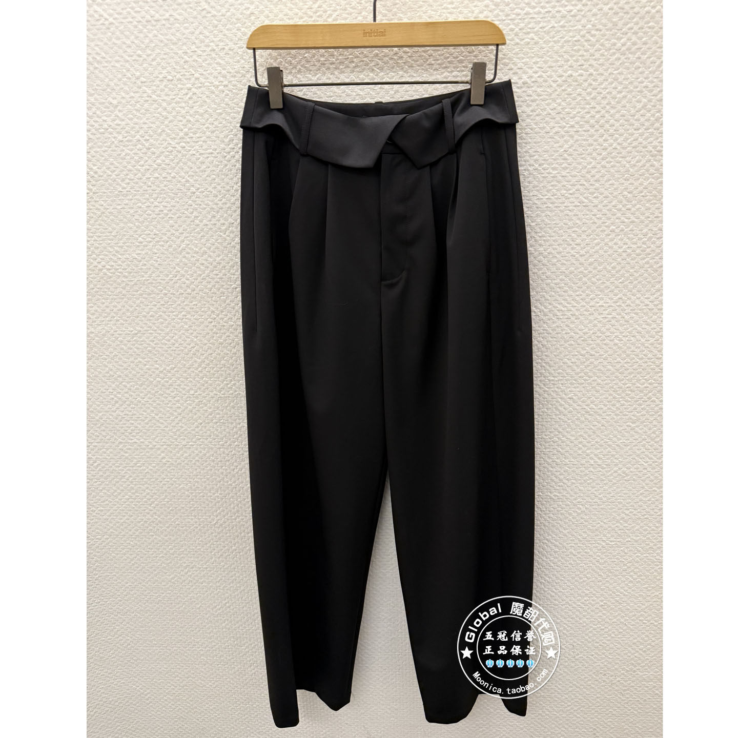 INITIAL国内代购 26春 女高腰简约直筒休闲裤26SPPFMCVV576不退换