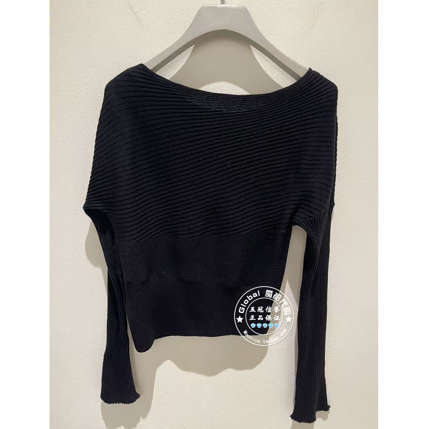 NUTS女装国内代购 25冬 纯色圆领羊毛气质百搭针织衫6480586A1