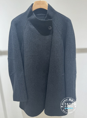 MOFAN/摩凡 国内代购 25秋冬 百搭立领系带双面呢大衣 MBS584030