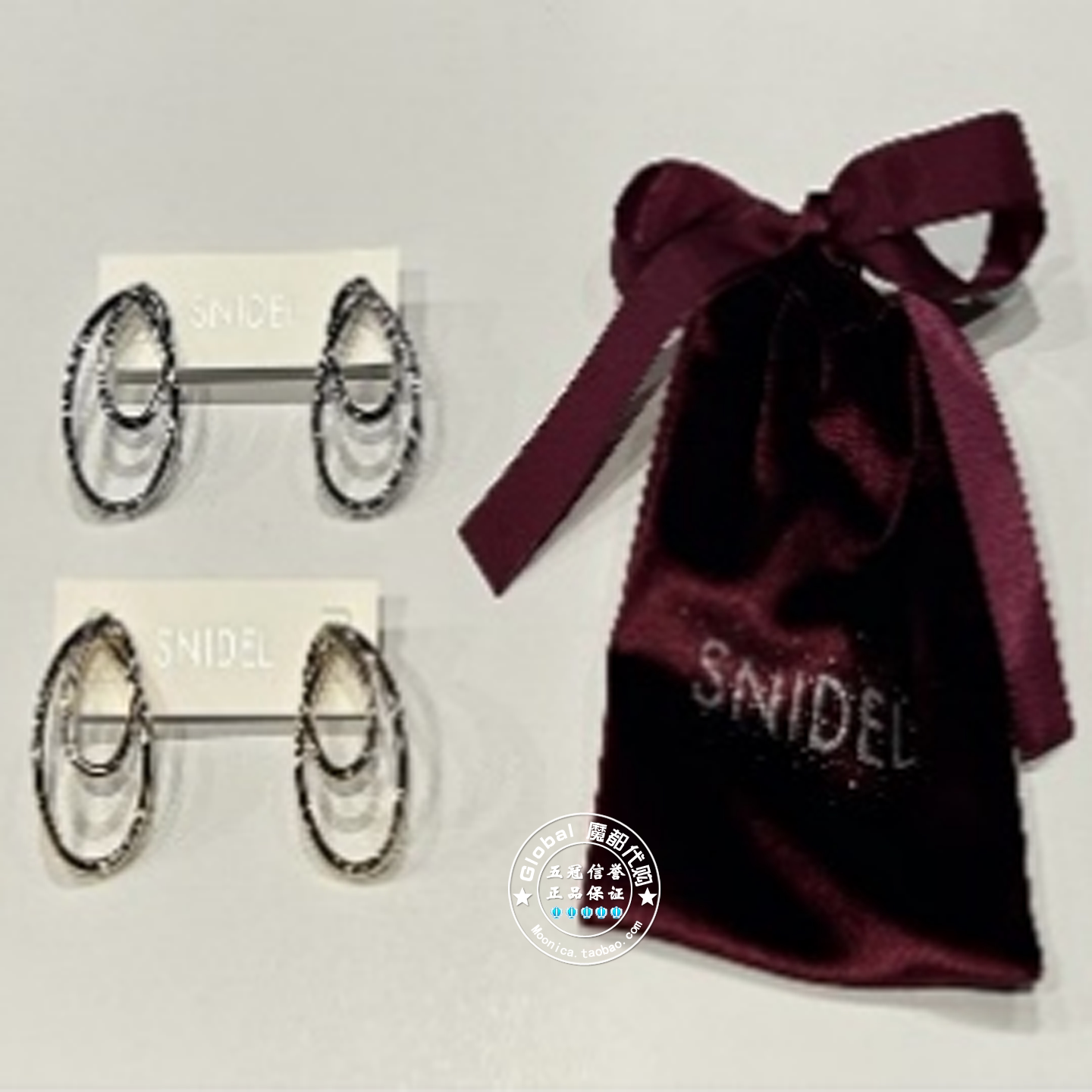 SNIDEL耳环耳饰水滴状百搭