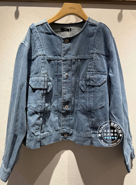 INITIAL国内代购 26春 女圆领时尚牛仔外套26SJKFMCDM021不退换