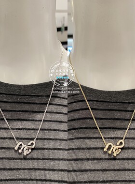 MOUSSY日系复古金属吊坠项链饰品