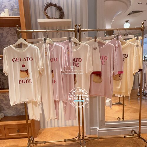 gelato pique国内代购 印花睡衣套装女 PWCT262267/PWNT262055