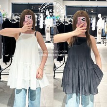 特价 MOUSSY国内代购 25夏 日系纯色收腰吊带连衣裙028ISA33-4061