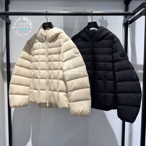 MOUSSY日系轻薄连帽羽绒服女秋冬