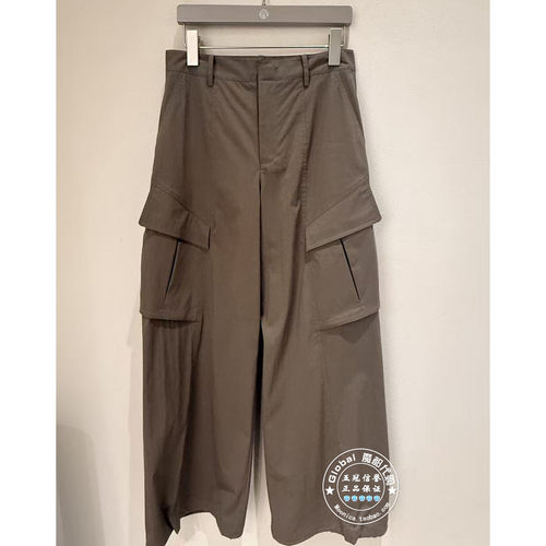 NUTS国内代购 2026夏 纯色高腰多袋百搭工装休闲裤7280753A1