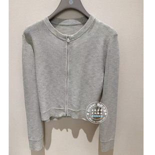 NUTS国内代购 2026春 纯色圆领简约休闲百搭针织开衫7140536A1