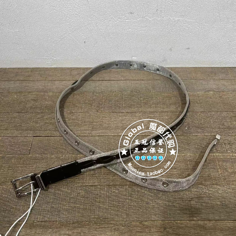 INITIAL百搭混合帆布皮带