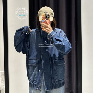 特价 MOUSSY国内代购 25秋冬 中性牛仔衣服外套夹克010IA111-4141