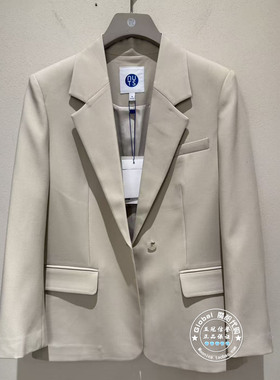 NUTS国内代购 2026春 纯色翻领简约休闲百搭西装外套7110413A1