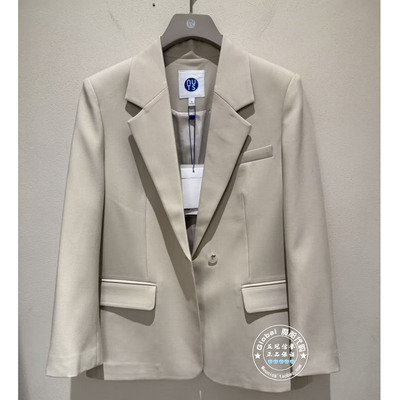 NUTS国内代购 2026春 纯色翻领简约休闲百搭西装外套7110413A1