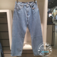 001LN 正品 0000 男士 日本制浅蓝宽松直筒牛仔裤 levis李维斯 25夏