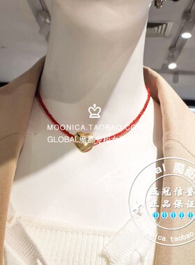 SLY日系百搭爱心吊坠项链饰品女