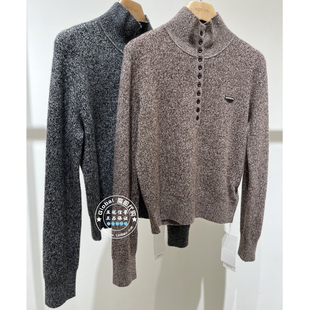 MOFAN/摩凡 国内代购 25秋冬 立领套头绵羊毛针织衫 MKZ583741