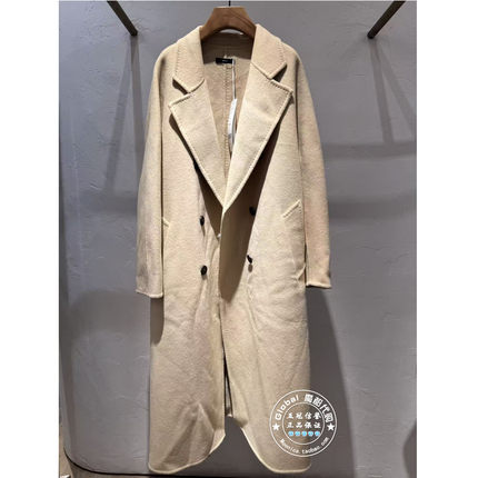 INITIAL国内代购 25冬 翻领宽松长款羊毛大衣25WCOFMCVV926不退换