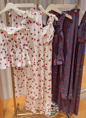 gelato pique国内代购26春 樱桃印花睡衣女PWCT261248/PWCO261247