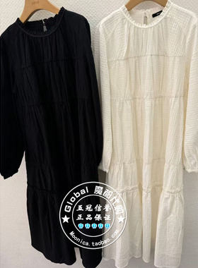 INITIAL国内代购 25春 女复古宽松长袖连衣裙25SDNFMCVV538不退换