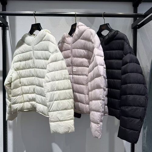 特价MOUSSY日系连帽轻薄羽绒服