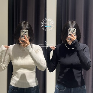 特价 MOUSSY国内代购 25冬 高领打底针织衫毛衣女 028IAZ70-2711