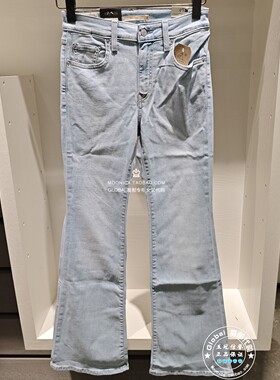 正品levis李维斯 26秋 女士百搭726浅水洗牛仔喇叭裤 A3410-0204