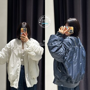 特价 MOUSSY代购 25秋冬 立领棒球棉服夹克衫外套女028IAA30-2091