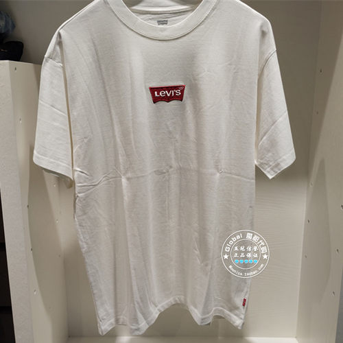 李维斯短袖T恤印花圆领纯棉百搭