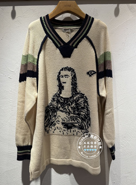 INITIAL国内代购 26春 女V领刺绣时尚针织衫26SOTFMCXX184不退换