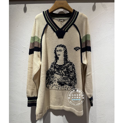 INITIAL国内代购 26春 女V领刺绣时尚针织衫26SOTFMCXX184不退换