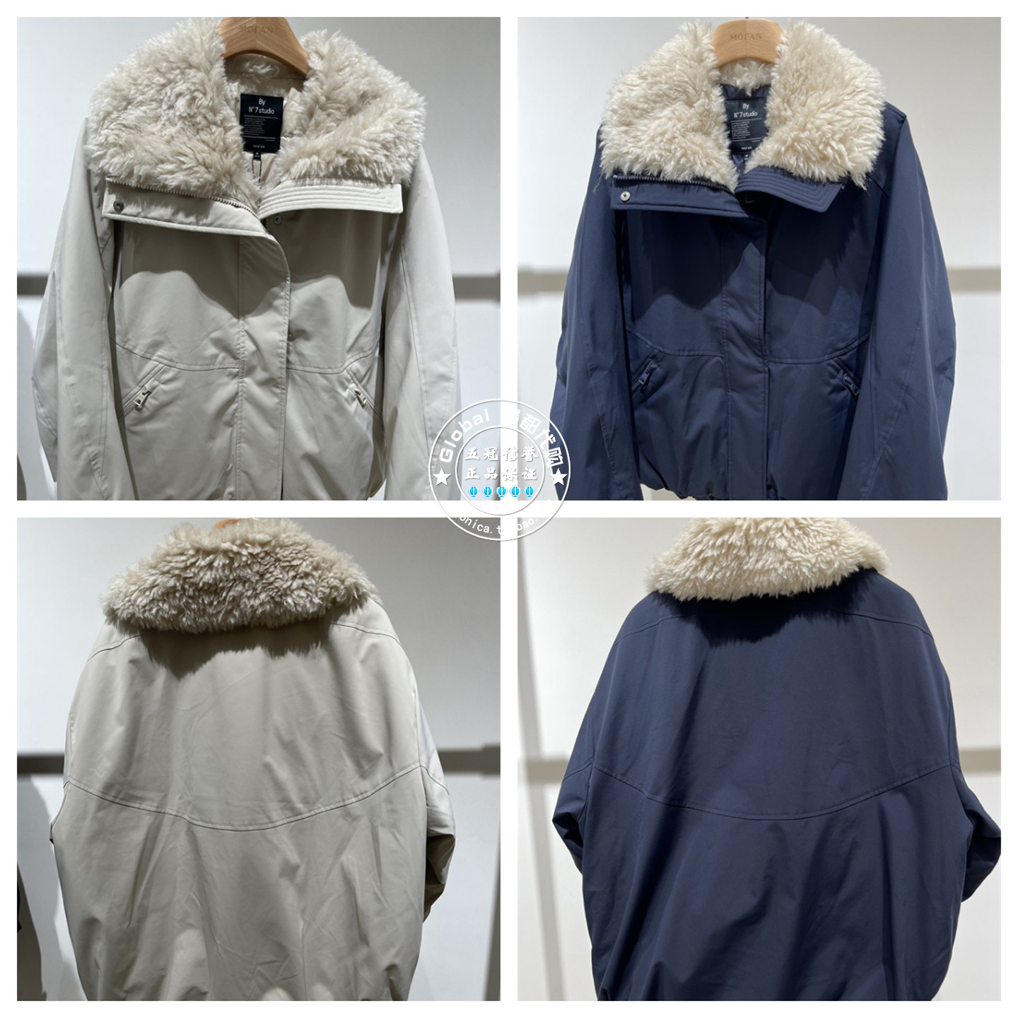 MOFAN/摩凡 国内代购 25秋冬 毛绒高领羽绒服派克服 MAY582118