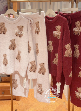 gelato pique 国内代购  小熊印花睡衣女 PWNT235113/PWNP235114