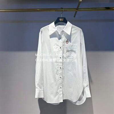 MOUSSY蒙奇奇联名长袖衬衫上衣女