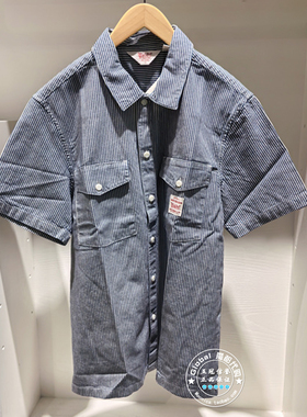 正品levis李维斯 25秋冬 巴恩风男士条纹衬衫 003O1-0004