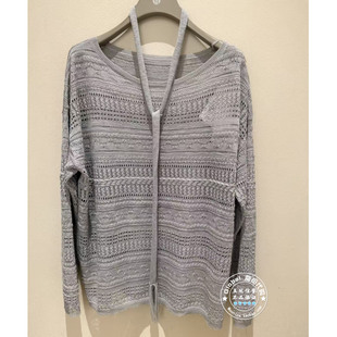 NUTS国内代购 2026春 圆领镂空钩花飘带时尚针织衫7210540A1