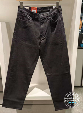 正品levis李维斯 25秋 男士578黑色宽松直筒休闲裤 A4750-0112