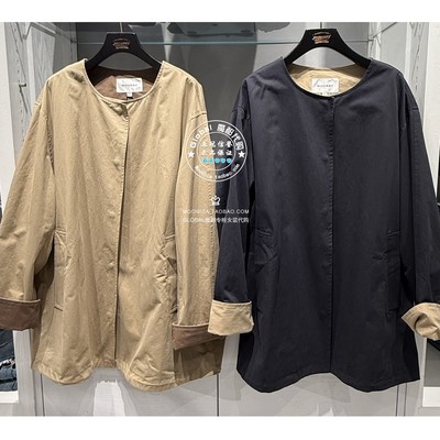 MOUSSY日系休闲宽松风衣外套