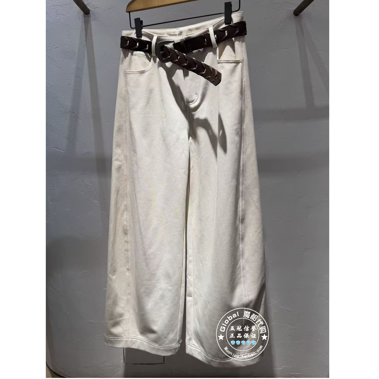 INITIAL国内代购 25冬 高腰水洗阔腿牛仔裤25WPFFMCVV950不退换