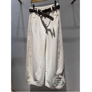 25WPFFMCVV950不退换 高腰水洗阔腿牛仔裤 INITIAL国内代购 25冬