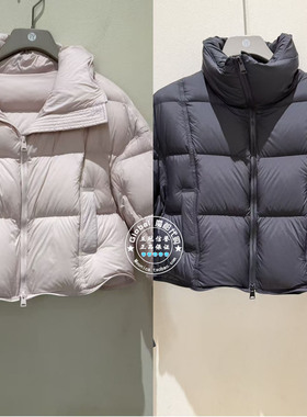 NUTS女装国内代购 25冬 纯色立领简约休闲百搭短羽绒服6480955A1