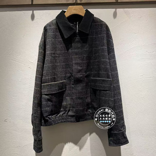INITIAL国内代购 25冬 女翻领格纹百搭外套25WJKFMCVV862不退换
