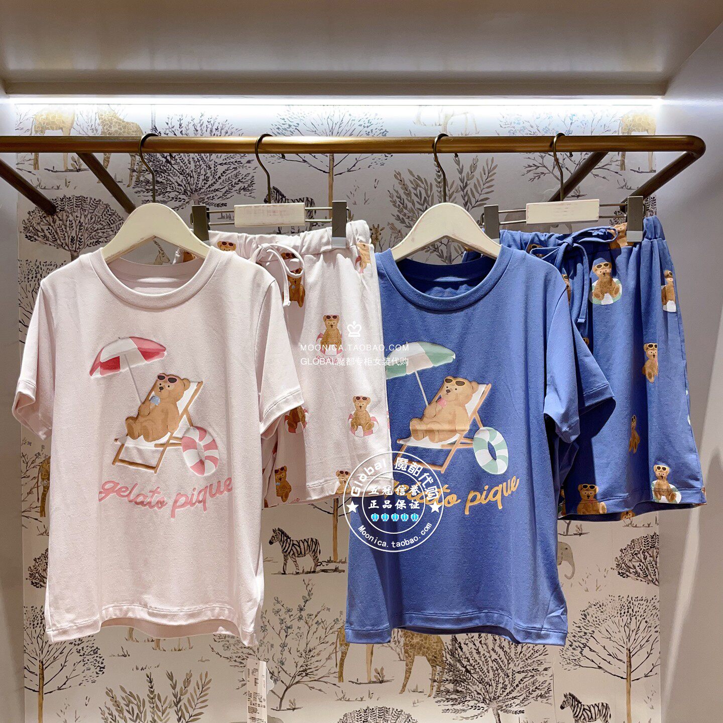 gelato pique 国内代购 26春夏 儿童睡衣 PJCT262447/PJCP262448
