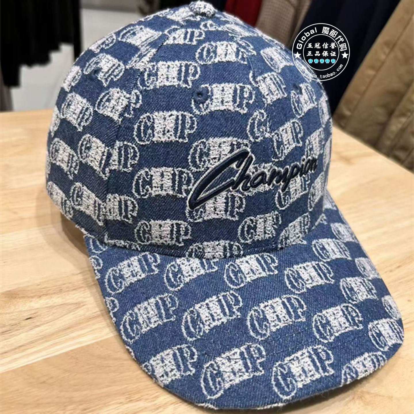 CHAMPION26秋情侣刺绣鸭舌帽子