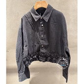 女翻领时尚 INITIAL国内代购 26春 牛仔外套26SITFMCDM085不退换