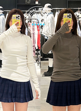 特价 MOUSSY国内代购 24冬 基础半高领打底衫T恤衫 010HA780-3511