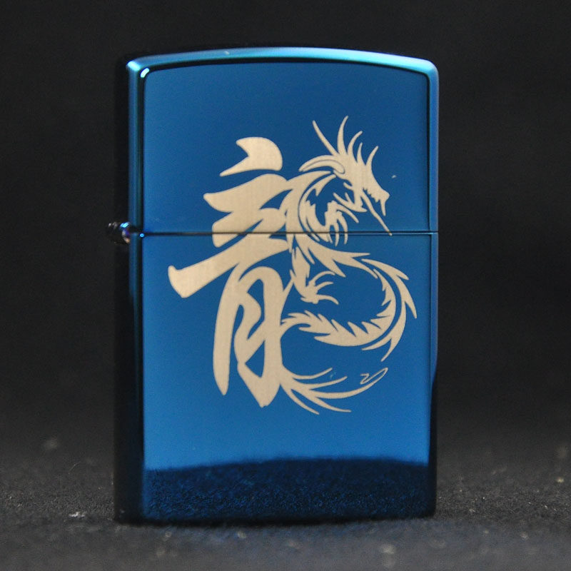 中国龙佐罗煤油打火机男老式防风纯铜外壳复古砂轮打火机六色可选