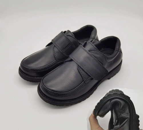 Детские комфортные туфли для мальчиков для кожаной обуви, из натуральной кожи, подходит для подростков, мягкая подошва