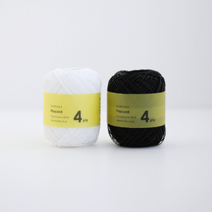 日本横田Daruma塑料线Placord 4ply横田热销春夏钩包线防水毛线