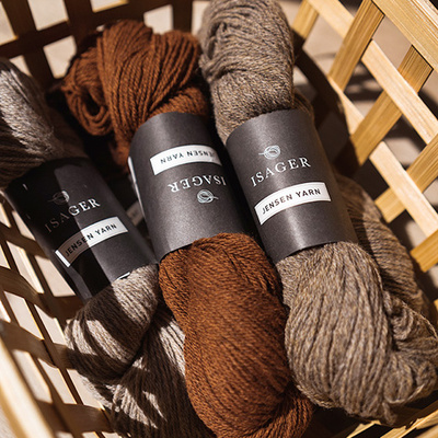 丹麦IsagerJensen中粗羊毛线
