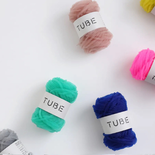 Daruma TUBE超彩管线尼龙线日本进口横田g手编线编织包包夏季防水